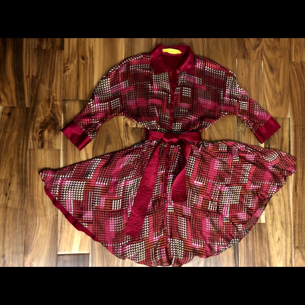 Silk dress mini